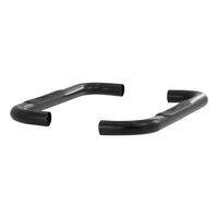 3" Round Black Steel Side Bars Select Silverado Sierra 1500 2500 3500 HD