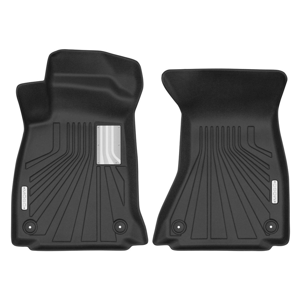 Husky Liners 70091 | Husky Liners Front Floor Liners, Fits 17-C AUDI A4 BLACK FRONT FLOOR LINERS