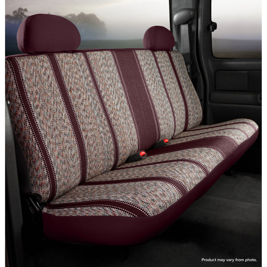 FIA-TR42-95 WINE | 14-16 SILVERADO/SIERRA 1500/15-16 SILVERADO/SIERRA 2500/3500 TR REAR BENCH W/ADJ HEAD SEAT COVER