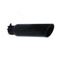 Go Rhino - GRT225414B - Black Powder Coated Stainless Steel Exhaust Tip