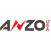 ANZO USA-311373 | Tail Light Assembly; LED; w/ Light Bar Style; Chrome Housing; Clear Lens; Pair