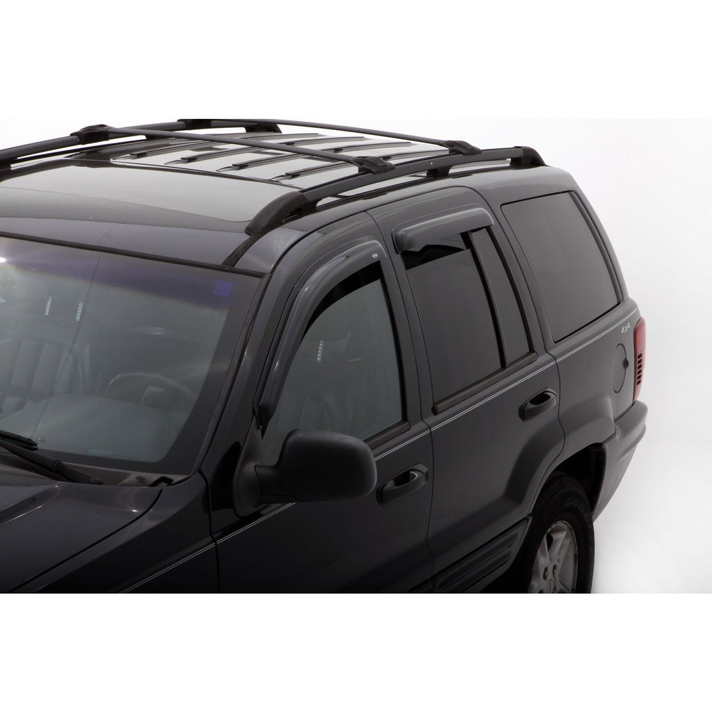 Auto Ventshade 94650 Original Ventvisor Side Window Deflector Dark Smoke 4-Piece Set for 1999-2004 Jeep Grand Cherokee