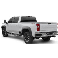 Bushwacker 40986-02 Black Extend-A-Fender Style Smooth Finish 4-Piece Fender Flare Set for 2020-2022 Chevrolet Silverado 2500/3500