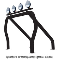 Go Rhino - 9809560SSB - Go Rhino! Bed Bars- Single Bar/Single Kicker (Between Wheel Wells)