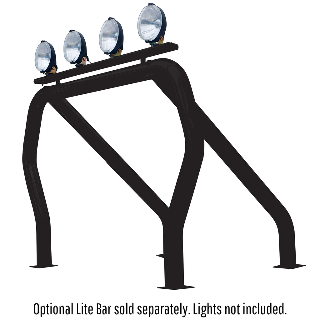Go Rhino - 9609560SSB - Go Rhino! Bed Bars- Single Bar/Single Kicker (Between Wheel Wells)