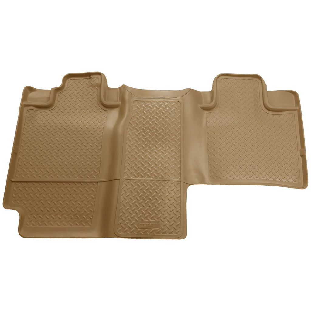 Husky Liners 63683 | Husky Liners 2nd Seat Floor Liner, Fits 04-08 F150 SUPERCREW W/PLASTIC JACK BOX 2ND SEAT FLOOR LINER TAN