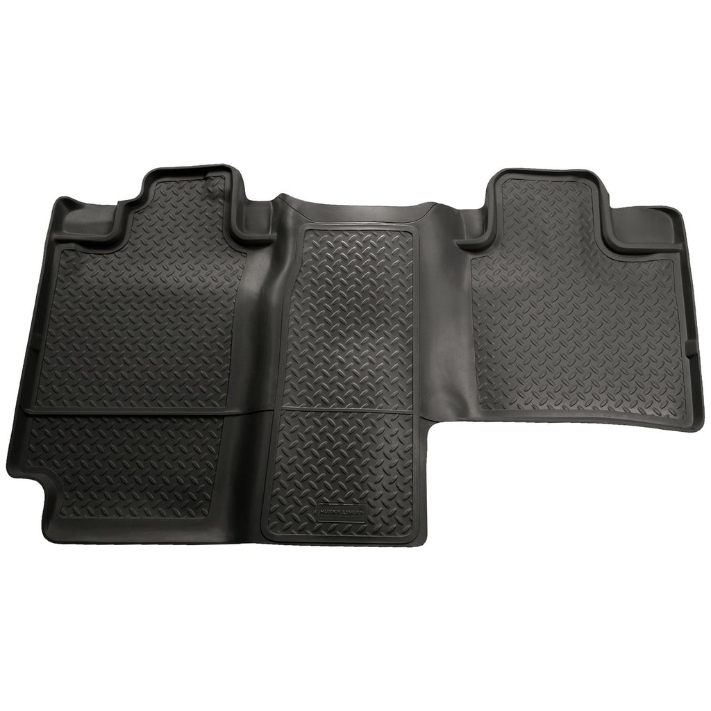 Husky Liners 63681 | Husky Liners 2nd Seat Floor Liner, Fits 04-08 F150 SUPERCREW W/PLASTIC JACK BOX 2ND SEAT FLOOR LINER BLACK