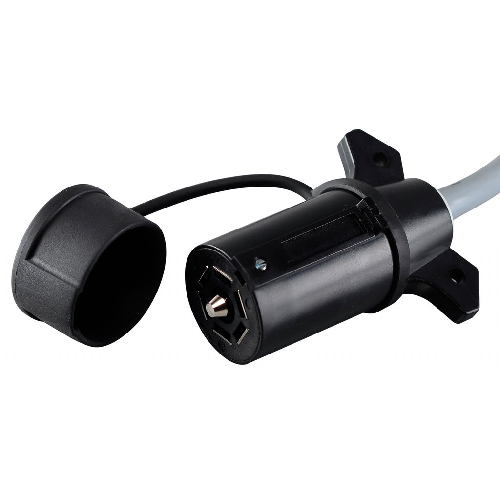 Keeps water, dirt and grime out when not in use keeping the contacts clean.