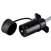 Keeps water, dirt and grime out when not in use keeping the contacts clean.