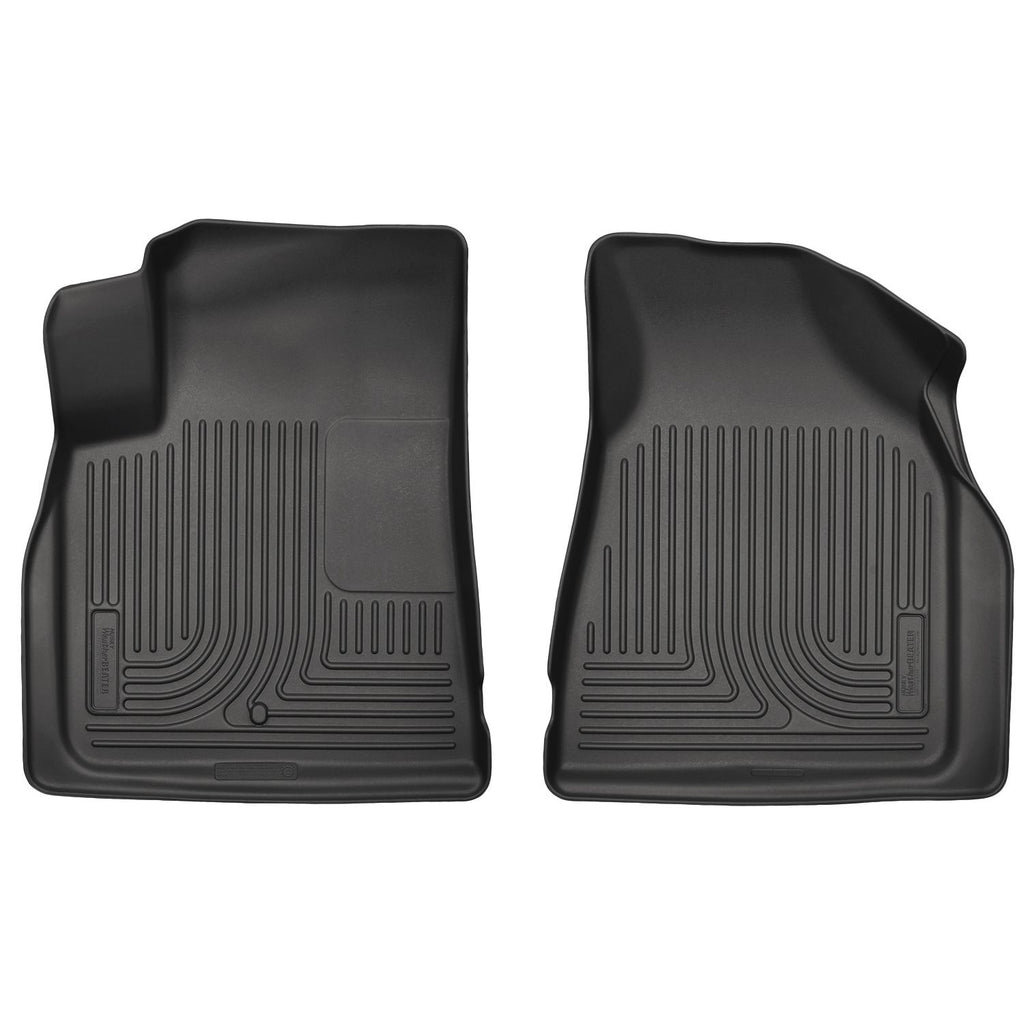Husky Liners 18211 | Husky Liners Front Floor Liners, Fits 07-17 ACADIA/ENCLAVE/OUTLOOK/TRAVERSE FRONT FLOOR LINERS BLACK
