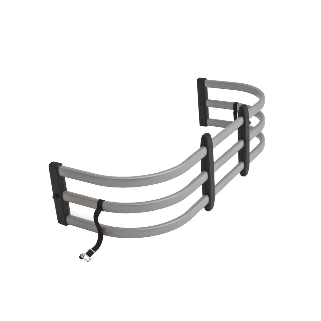 AMP Research 74813-00A Silver BedXTender HD Max Truck Bed Extender for 2004-2019 Ford F-150 (Excludes 2004 F-150 Heritage) 2005-2008 Lincoln Mark LT 2007-2019 Toyota Tundra Standard Bed