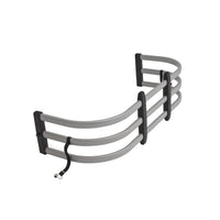 AMP Research 74813-00A Silver BedXTender HD Max Truck Bed Extender for 2004-2019 Ford F-150 (Excludes 2004 F-150 Heritage) 2005-2008 Lincoln Mark LT 2007-2019 Toyota Tundra Standard Bed