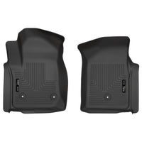 Husky Liners 13201 | Husky Liners Front Floor Liners, Fits 19-C SILVERADO/SIERRA 1500 STANDARD CAB FRONT FLOOR LINERS WEATHERBEATER SERIES BLACK