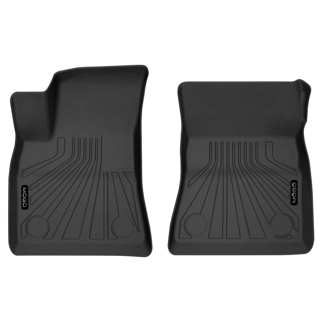 Husky Liners 70441 | Husky Liners Front Floor Liners, Fits 18 TESLA 3 BLACK FRONT FLOOR LINERS