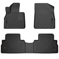 Husky Liners 95711 | Husky Liners Front & 2nd Seat Floor Liners, Fits 2020 Hyundai Palisade