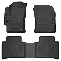 Husky Liners 95751 | Husky Liners Front & 2nd Seat Floor Liners, Fits 20-C COROLLA SEDAN FRONT/2ND SEAT FLOOR LINERS WEATHERBEATER SERIES BLACK