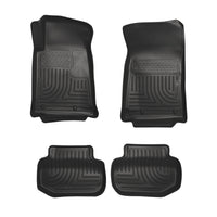Husky Liners 98121 | Husky Liners Front & 2nd Seat Floor Liners, Fits 10-15 CAMARO FRONT/2ND SEAT WEATHERBEATERS FLOOR LINERS BLACK