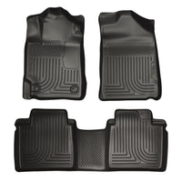 Husky Liners 98501 | Husky Liners Front & 2nd Seat Floor Liners, Fits 13-15 AVALON ELECTRIC/GAS FITS STANDARD AND HYBRID MODELS FRONT/2ND SEAT LINERS WEATHERBEATER BLACK