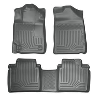 Husky Liners 98512 | Husky Liners Front & 2nd Seat Floor Liners, Fits 07-11 CAMRY FRONT AND SECOND SEAT LINER GREY