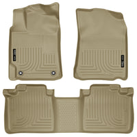 Husky Liners 98903 | Husky Liners Front & 2nd Seat Floor Liners, Fits 12-17 CAMRY CUSTOM MOLDED FRONT & 2ND SEAT FLOOR LINERS TAN