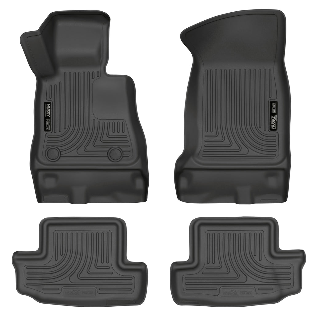 Husky Liners 99121 | Husky Liners Front & 2nd Seat Floor Liners, Fits 16-C CAMARO FRONT & 2ND SEAT FLOOR LINERS WEATHERBEATER SERIES BLACK
