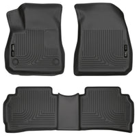 Husky Liners 99191 | Husky Liners Front & 2nd Seat Floor Liners, Fits 16-17 MALIBU WEATHERBEATER SERIES BLACK