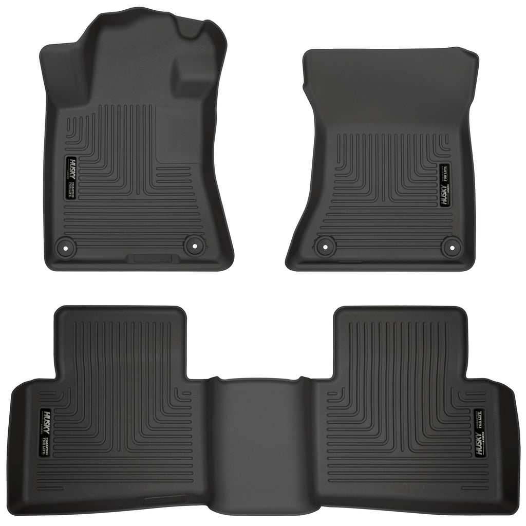 Husky Liners 99381 | Husky Liners Front & 2nd Seat Floor Liners, Fits 19-C ALTIMA FRONT/2ND SEAT FLOOR LINERS WEATHERBEATER SERIES BLACK