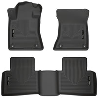 Husky Liners 99381 | Husky Liners Front & 2nd Seat Floor Liners, Fits 19-C ALTIMA FRONT/2ND SEAT FLOOR LINERS WEATHERBEATER SERIES BLACK