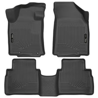 Husky Liners 99621 | Husky Liners Front & 2nd Seat Floor Liners, Fits 16-17 MAXIMA FRONT & 2ND SEAT FLOOR LINERS WEATHERBEATER SERIES BLACK