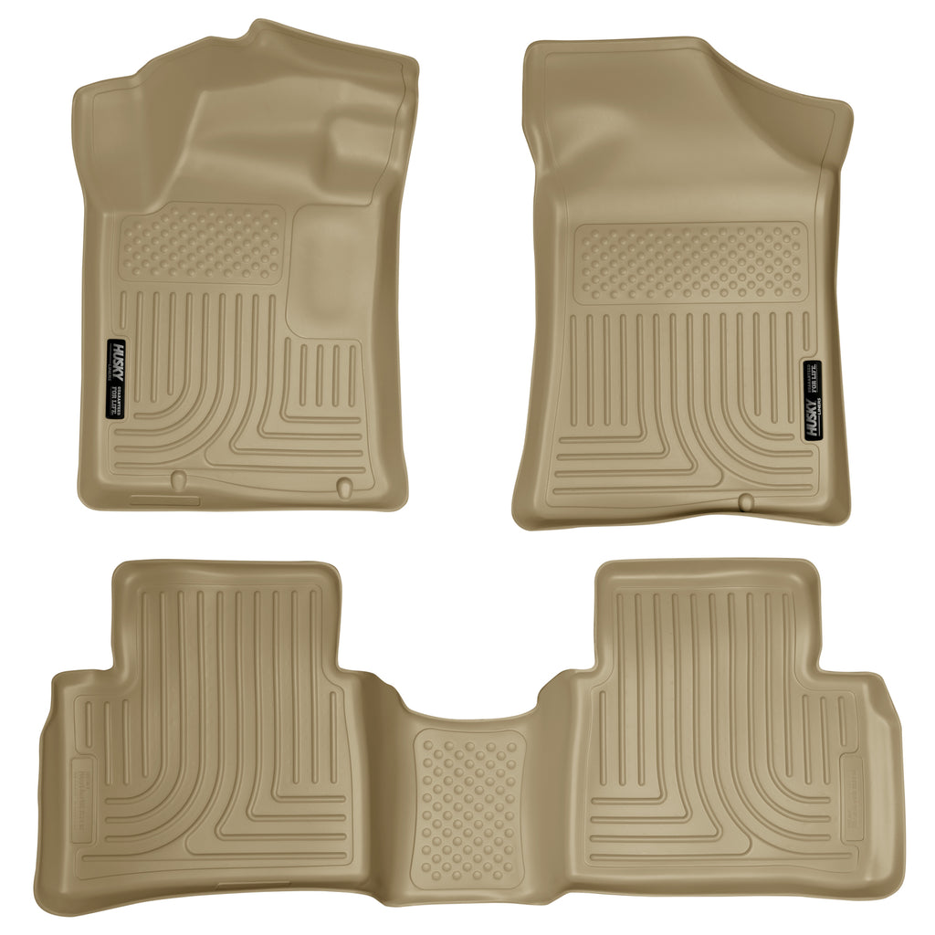 Husky Liners 99643 | Husky Liners Front & 2nd Seat Floor Liners, Fits 13-15 ALTIMA FRONT/2ND SEAT FLOOR LINERS TAN