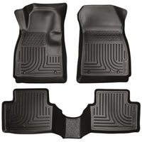 Husky Liners 99791 | Husky Liners Front & 2nd Seat Floor Liners, Fits 14-16 6 GRAND TOURING/SPORT/TOURING FRONT/2ND SEAT FLOOR LINERS BLACK
