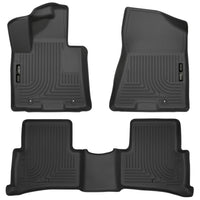 Husky Liners 99891 | Husky Liners Front & 2nd Seat Floor Liners, Fits 17-C SPORTAGE WEATHERBEATER SERIES BLACK