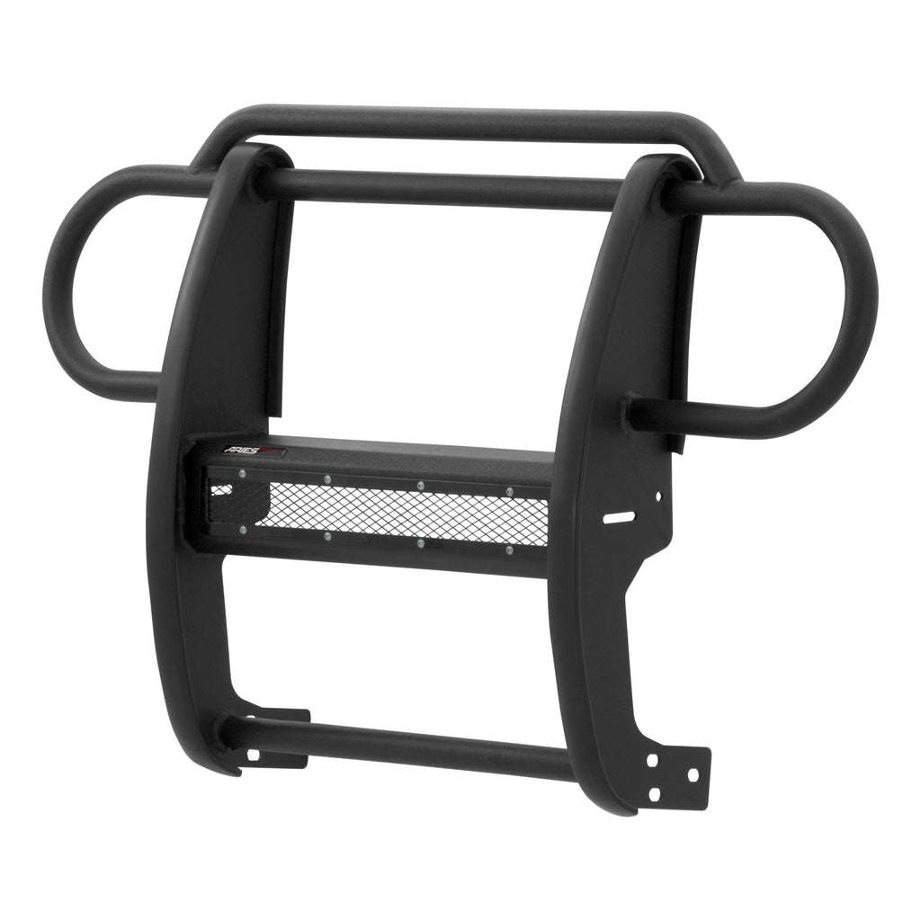 Pro Series Black Steel Grille Guard with Light Bar Select Jeep Wrangler JK