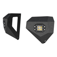 TrailChaser Jeep Wrangler Gladiator Steel Front Bumper Corners with LEDs