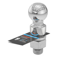 2-5/16" Trailer Ball (1-1/4" x 2-5/8" Shank 1" Rise 10000 lbs. Chrome)