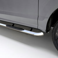 3" Round Polished Stainless Side Bars Select Toyota 4Runner