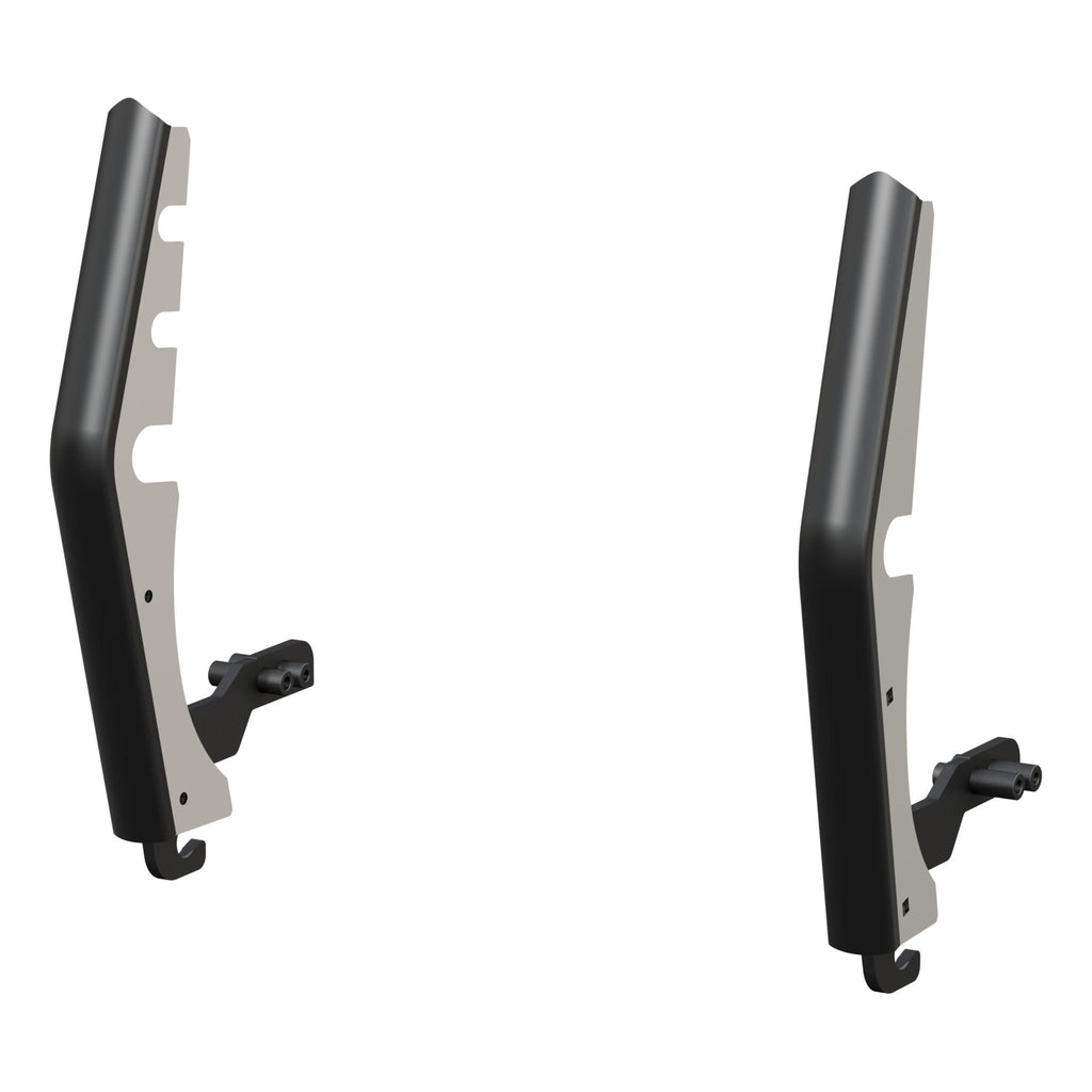 Chrome Steel 2" Tubular Grille Guard Upright Package