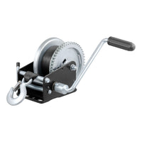 Hand Crank Winch with 20' Strap (1900 lbs 8" Handle)