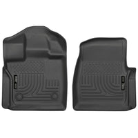 Husky Liners 18351 | Husky Liners Front Floor Liners, Fits 15-17 F150 FRONT FLOOR LINERS WEATHERBEATER BLACK