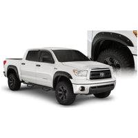 Bushwacker 30911-02 Black Pocket/Rivet Style Smooth Finish 4-Piece Fender Flare Set for 2007-2013 Toyota Tundra