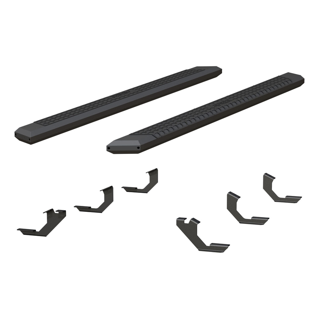 AdvantEDGE 5-1/2" x 85" Black Aluminum Side Bars Select Toyota Tacoma