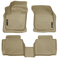 Husky Liners 99753 | Husky Liners Front & 2nd Seat Floor Liners, Fits 13-16 FUSION FWD ONLY FRONT/2ND SEAT FLOOR LINERS TAN