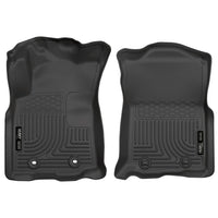 Husky Liners 13961 | Husky Liners Front Floor Liners, Fits 16-17 TACOMA DOUBLE CAB/ACCESS CAB FRONT FLOOR LINERS WEATHERBEATER SERIES BLACK