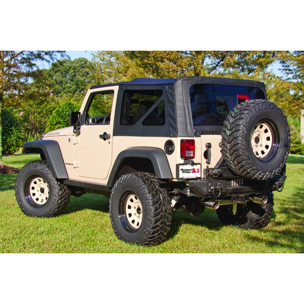 XHD Soft Top Black Tinted Windows; 07-09 Jeep Wrangler JK