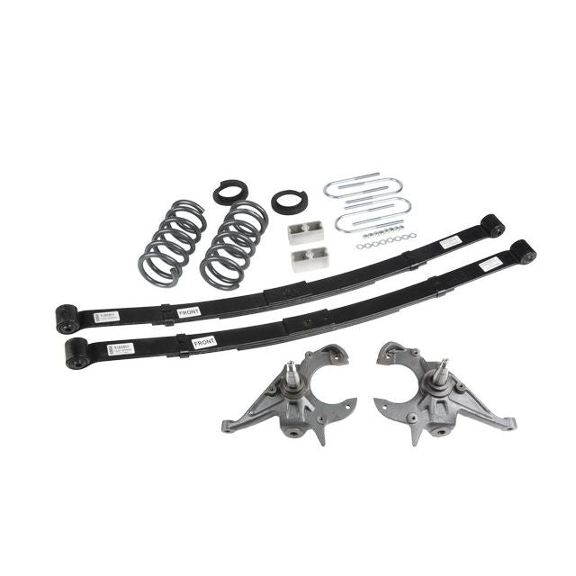 BELLTECH 633 LOWERING KITS  Front And Rear Complete Kit W/O Shocks 1995-1997 Chevrolet Blazer/Jimmy 6 cyl. 4 in. or 5 in. F/5 in. R W/O Shocks