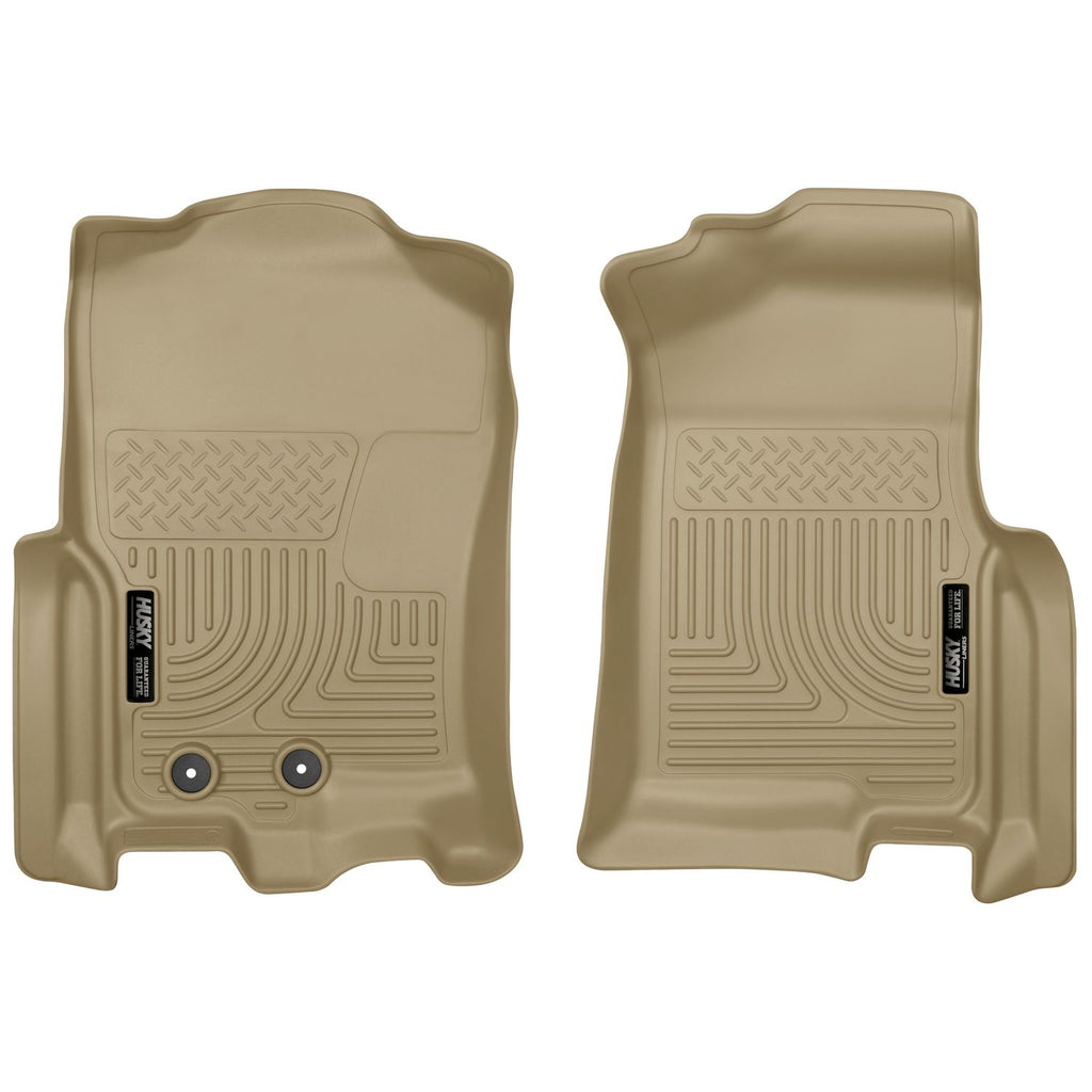 Husky Liners 18373 | Husky Liners Front Floor Liners, Fits 12-17 EXPEDITION,NAVIGATOR FRONT FLOOR LINERS WEATHERBEATER SERIES TAN
