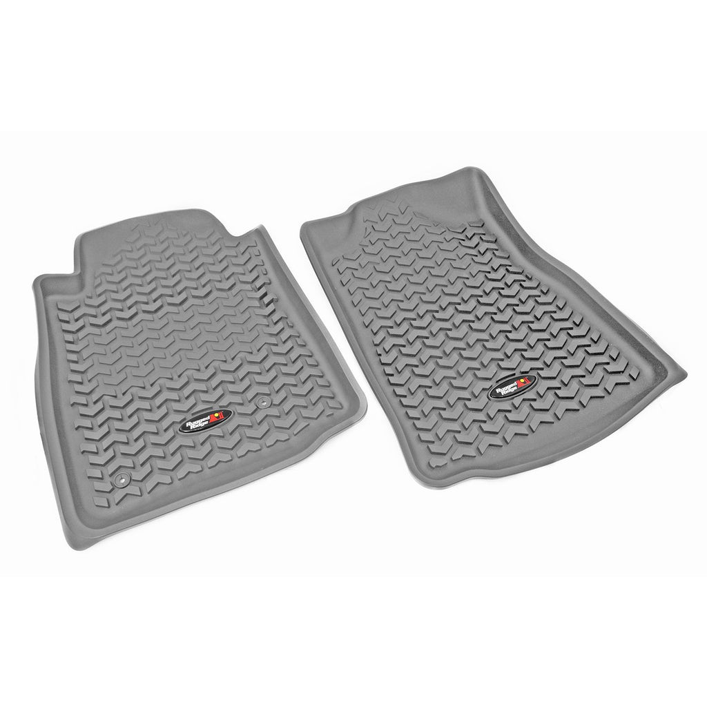 Rugged Ridge 84904.20 | Floor Liners, Front, Gray; 08-11 Toyota Sequoia/Tundra