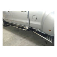 Polish Stainless Steel Side Entry Step Box Extensions Select Silverado Sierra