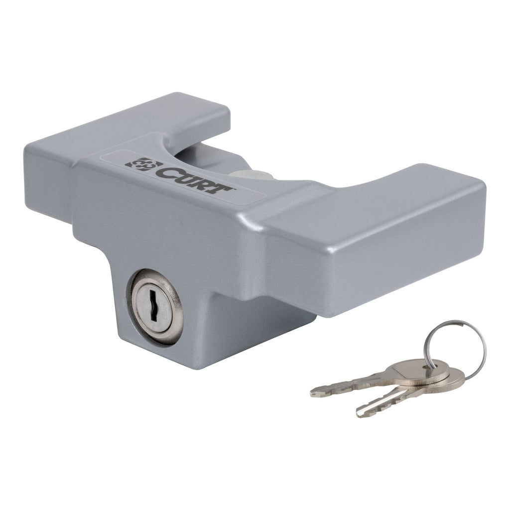 Trailer Coupler Lock Fits Most 2-5/16" Couplers (Grey Aluminum)