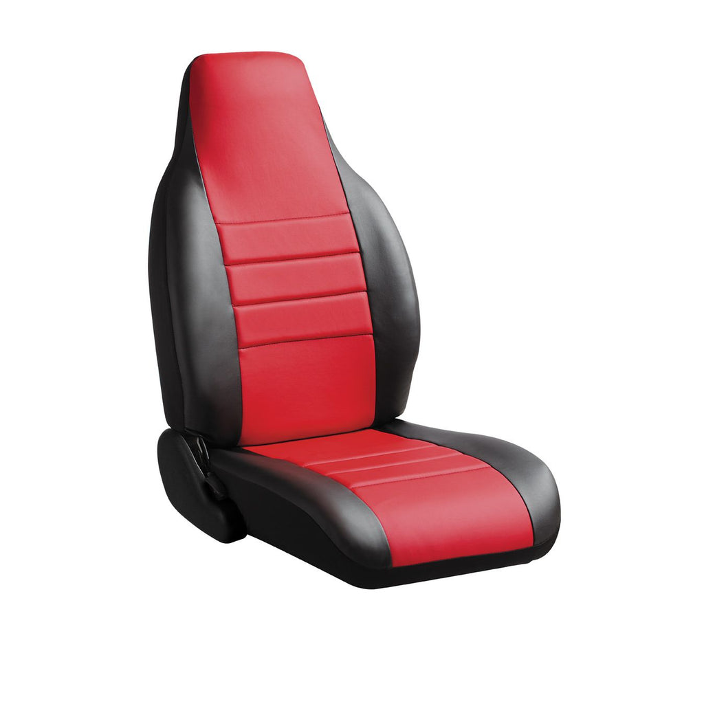 FIA-SL63-2 RED | SL FRONT BUCKET SEAT COVER RED UNIVERSAL CAR